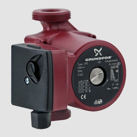 پمپ سیرکولاتور خطی گراندفوس Grundfos سایز 1 اینچ مدل UPS 25-40 130