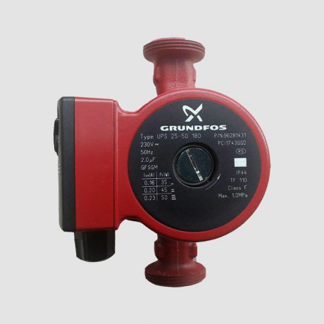 پمپ سیرکولاتور خطی گراندفوس Grundfos سایز 1 اینچ مدل UPS 25-50 180