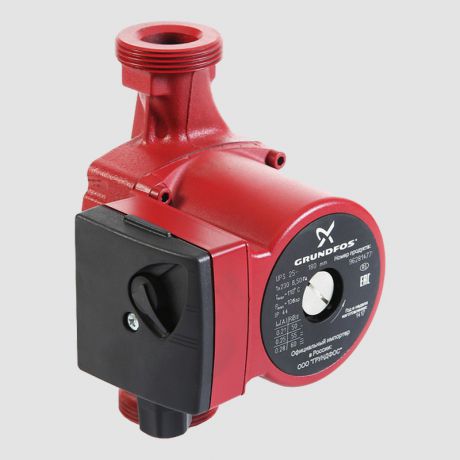 پمپ سیرکولاتور خطی گراندفوس Grundfos سایز 1 اینچ مدل UPS 25-60 180