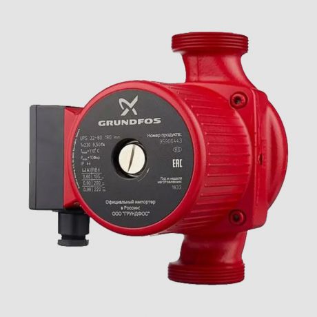 پمپ سیرکولاتور خطی گراندفوس Grundfos سایز 2 اینچ مدل UPS 32-80 180