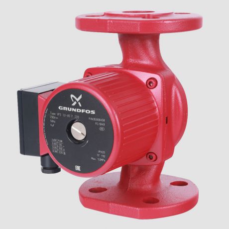 پمپ سیرکولاتور خطی گراندفوس Grundfos  فلنچ سایز 1 1/4 اینچ (DIN 32) مدل UPS 32-100 F 220