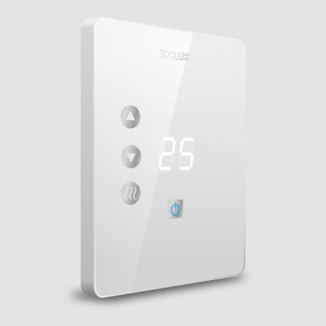 ترموستات دیجیتال توکار اکولوکس Ecolux مدل ET-2S2H مناسب برای سیستم گرمایش از کف
