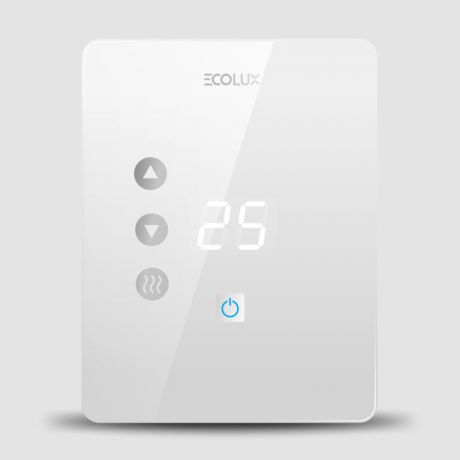 ترموستات دیجیتال توکار اکولوکس Ecolux مدل ET-2S2H مناسب برای سیستم گرمایش از کف
