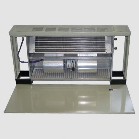 فن کویل زمینی بالازن 1200cfm ساراول با کابین فلزی مدل TE12