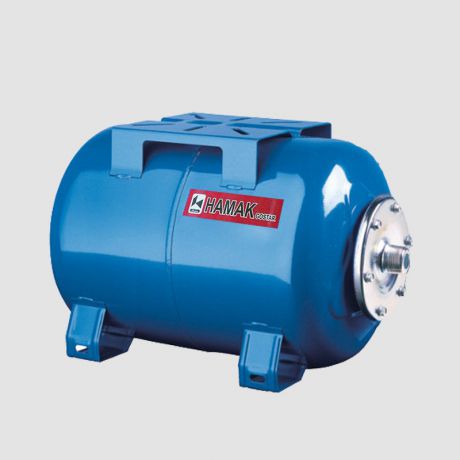 منبع تحت فشار 50 لیتری افقی هاماک همراه با تیوپ EPDM سفا SEFA ایتالیا