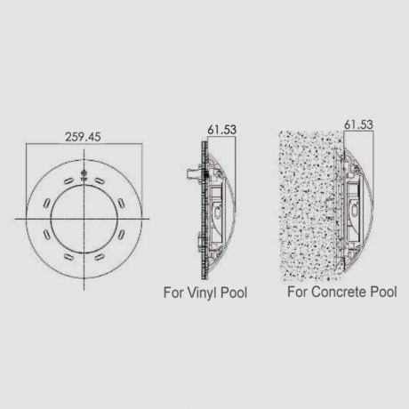 چراغ استخر روکار LED ایمکس Emaux مدل CP100 RGB