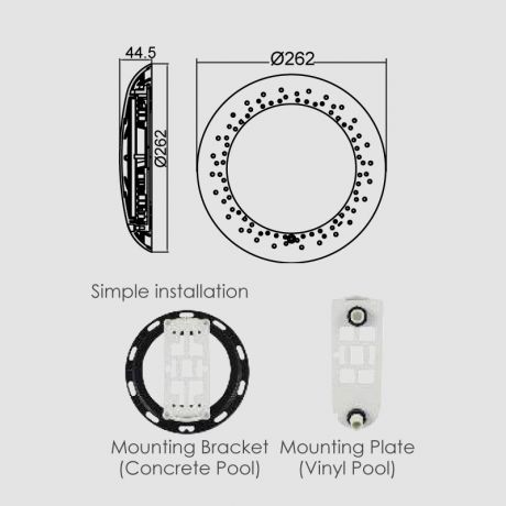 چراغ استخر روکار LED ایمکس E-LUMEN-441 مهتابی