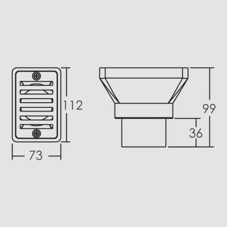 کفشور مستطیلی ایمکس Emaux مدل EM2819 سایز 7x11 سانتیمتر