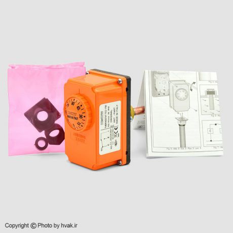 ترموستات مستغرق (آگوستات) ایمیت IMIT ایتالیا مدل TC2 دامنه 0 الی 90 درجه سانتیگراد غلاف 10 سانتی