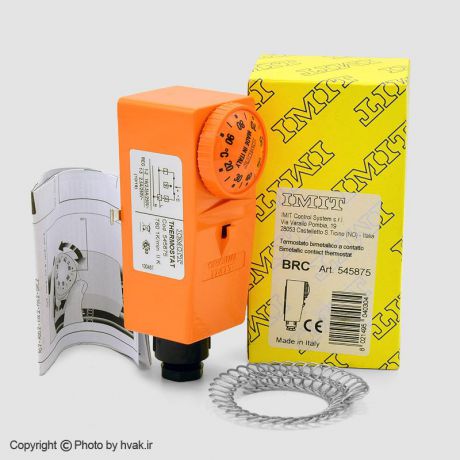 ترموستات جداری ایمیت IMIT ایتالیا مدل BRC دامنه 20 الی 90 درجه