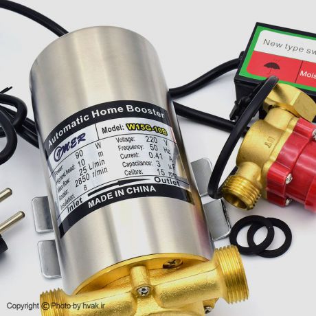 پمپ افزایش فشار پشت آبگرمکنی 90 وات ایمر IMER چین