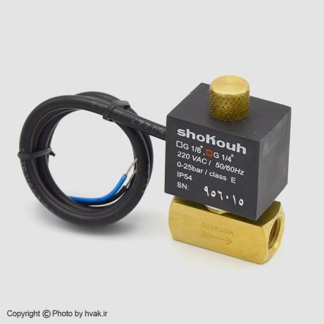 شیر برقی گازوئیل خطی 1/8 شکوه