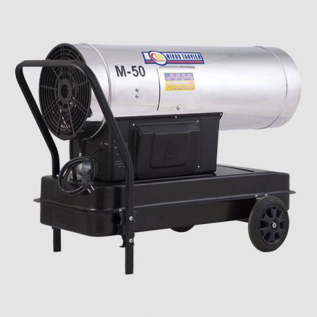 جت هیتر گازوئیلی باکدار اتوماتیک نیرو تهویه البرز مدل MLB50