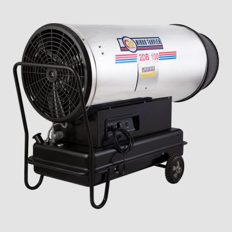 جت هیتر دوموتوره دوگانه سوز باکدار نیرو تهویه البرز مدل 2DB100