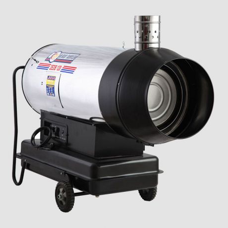 جت هیتر دوموتوره دوگانه سوز باکدار دودکش دار نیرو تهویه البرز مدل 2EDB120