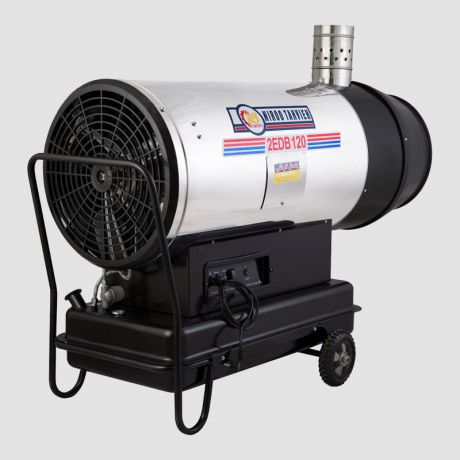 جت هیتر دوموتوره دوگانه سوز باکدار دودکش دار نیرو تهویه البرز مدل 2EDB120