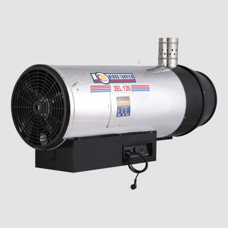 جت هیتر دوموتوره گازوئیلی دودکش دار نیرو تهویه البرز مدل 2EL120