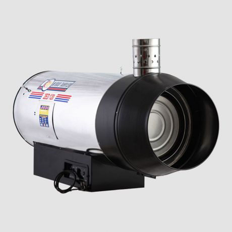 جت هیتر دوموتوره دوگانه سوز دودکش دار نیرو تهویه البرز مدل 2ED120