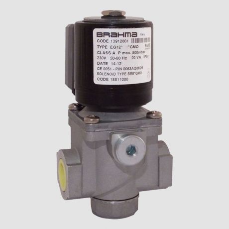 شیر برقی گاز تدریجی نرمالی کلوز 1/2 اینچ برهما ایتالیا