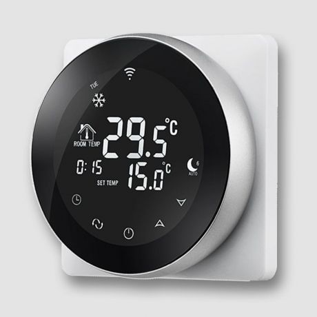 ترموستات دیجیتال لمسی وای فای توکار بیوک BEOK مدل TGR87W-WIFI مناسب برای فن کویل