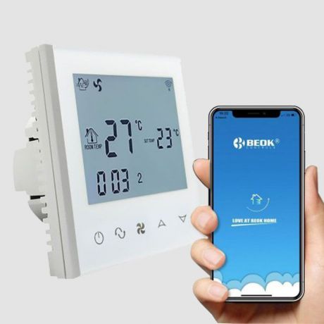 ترموستات لمسی وای فای فن کویل بیوک مدل TDS21WIFI