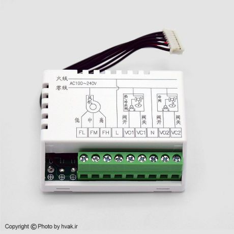 ترموستات اتاقی دیجیتال هانیول مدل WS8B4WB مناسب برای فن کویل