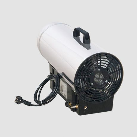 جت هیتر دو گانه سوز گاز مایع و گاز شهری پرتابل (قابل حمل) نیرو تهویه البرز مدل QG25