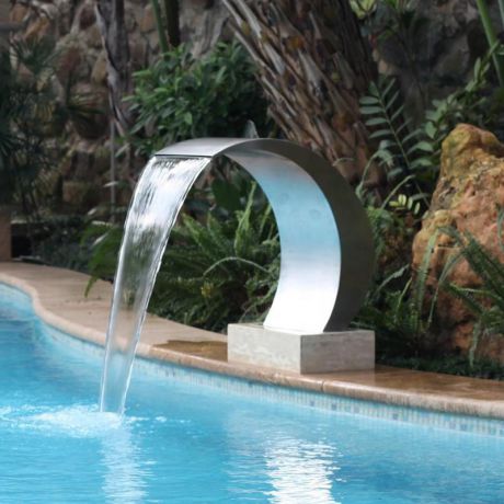 آب نمای استخری (کرتین) آکوآمارین مدل هرمز