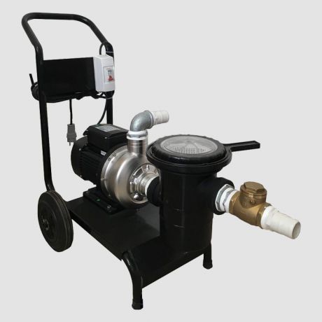 جاروی استخری با پمپ کشاورزی ایتالیایی