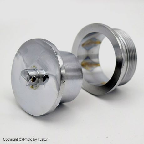 کورکن جکوزی 2 اینچ برنجی روکش کروم