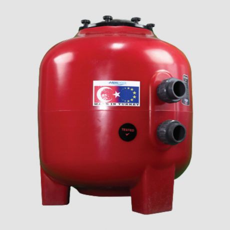 فیلتر شنی تصفیه استخر اطلس پول PD-500 بدنه پلاستیکی شیر از بغل