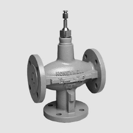 شیر سه راهه موتوری هانیول V5329A سایز 2 اینچ فلنچی