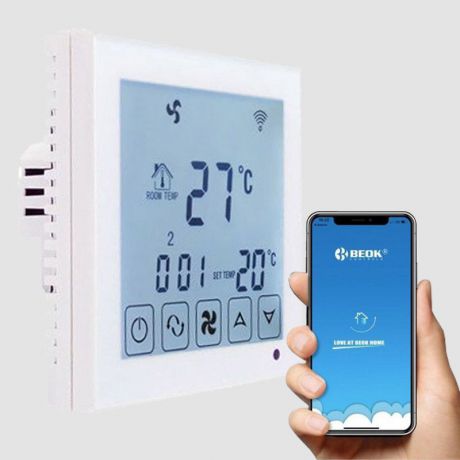 ترموستات لمسی وای فای فن کویل بیوک مدل TDS23WIFI