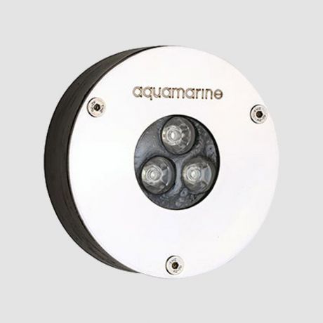 چراغ استخری LED توکار استیل آکوامارین 9 وات RGB