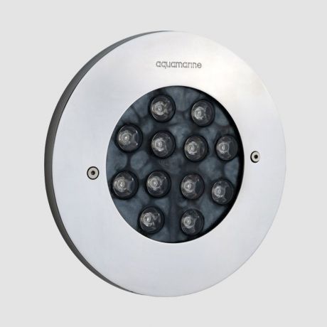 چراغ استخری LED توکار استیل آکوامارین 36 وات