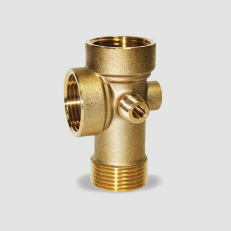 5 راهه برنجی کوتاه