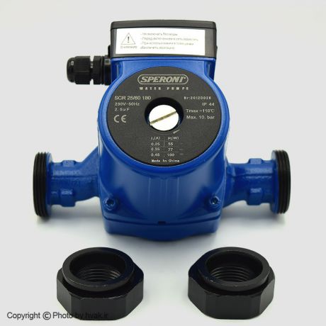پمپ سیرکولاتور خطی اسپرونی Speroni چین 1 اینچ مدل SCR 25/70-180