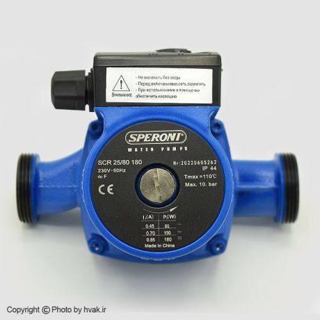 پمپ سیرکولاتور خطی اسپرونی Speroni چین 1 اینچ مدل SCR 25/80-180