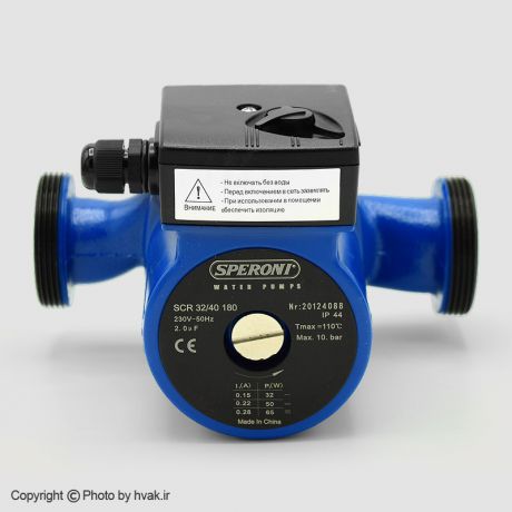 پمپ سیرکولاتور خطی اسپرونی Speroni چین 1/4 1 اینچ مدل SCR 32/40-180