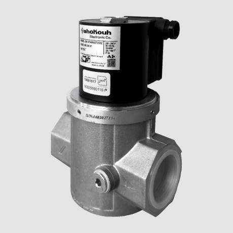 شیر برقی گاز تک ضرب نرمالی کلوز 1 1/2 اینچ شکوه الکترونیک