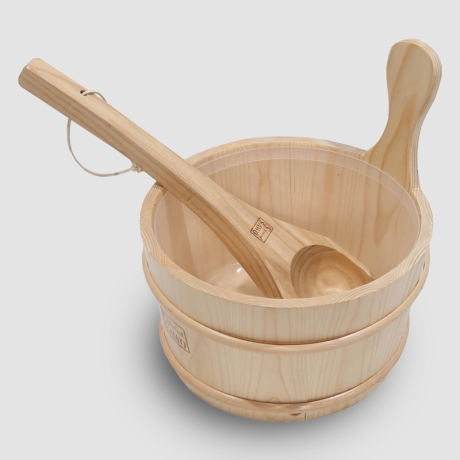 سطل و ملاقه چوبی سونا ساوو 330P