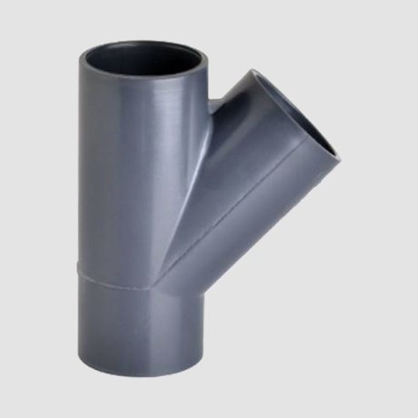 سه راه 45 درجه چسبی UPVC پیمتاش Pimtas سایز 63