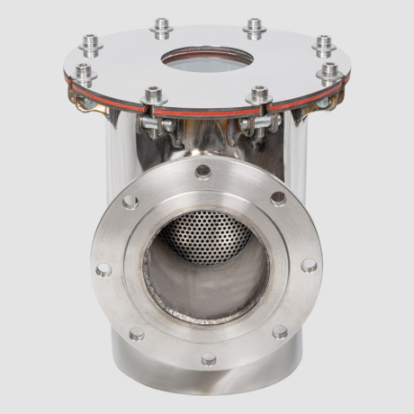 استرینر استنلس استیل آکوامارین فلنچی درب شفاف