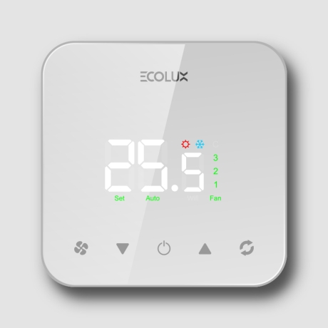 ترموستات فن کویل روکار اکولوکس اطلس پلاس