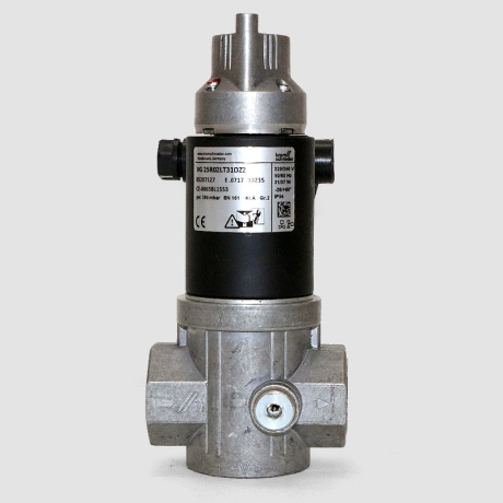 شیر برقی گاز 1 اینچ تدریجی کروم شرودر