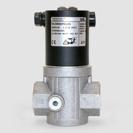 شیر برقی گاز 1 اینچ تک ضرب کروم شرودر