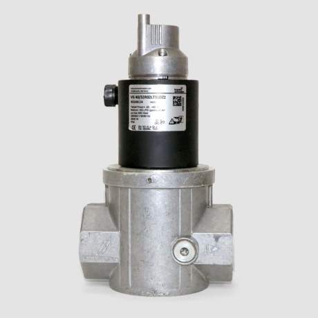 شیر برقی گاز 1 1/2 اینچ تدریجی کروم شرودر