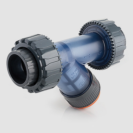 شیر صافی شفاف Y شکل UPVC هیدرو اند سیل hydroandseal