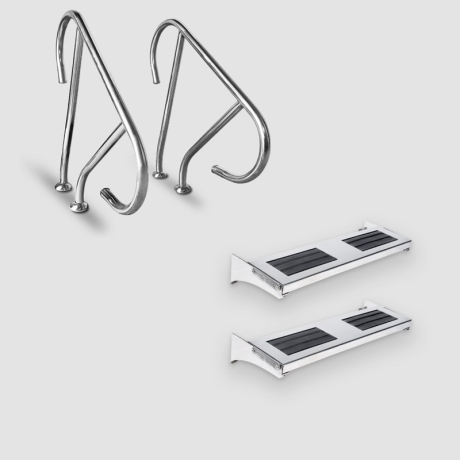 نردبان چند تکه آناهید استپ 2 پله آکوامارین