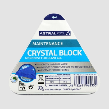 ژل شفاف کننده آب استخر Crystal Block آسترال